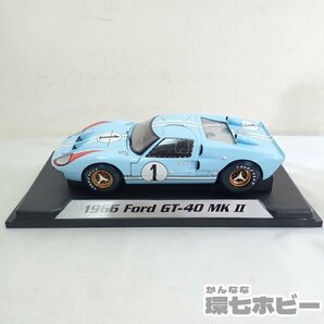 0QU69◆当時物 Shelby Collectibles 1/18 1966 フォード GT-40 MKⅡ ミニカー/シェルビー コレクティブル FORD 送:-/80の画像3