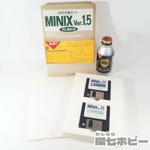 2RW28◆アスキー UNIX学習キット MINIX Ver.1.5 PC-9801版 箱・フロッピーディスク6枚のみ /パソコン マイコン PC-98 PC-9800 送:-/60の画像2