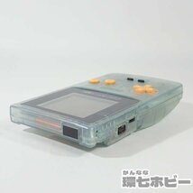 1KZ37◆TSUTAYA限定カラー GB 任天堂 ゲームボーイカラー 本体 CGB-001 スケルトン 動作OK 電池蓋欠品/GBC ゲームボーイ 送:-/60_画像4