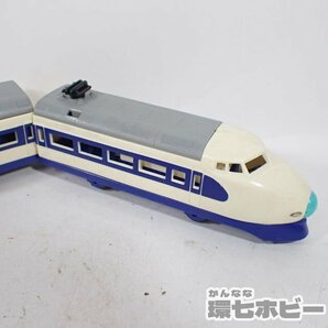 4QV122◆当時物 トミー スーパーレール 新幹線 ひかり号 3車両 日本製 ジャンク/昭和レトロ プラレール 送:-/60の画像7