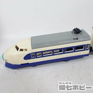 4QV122◆当時物 トミー スーパーレール 新幹線 ひかり号 3車両 日本製 ジャンク/昭和レトロ プラレール 送:-/60の画像5