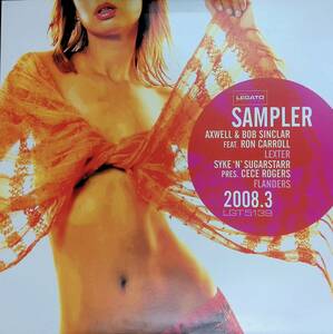 LP レコード　Sampler 2008.3 / AXWELL & BOB SINCLAR FEAT. RON CARROLL ベルギー盤　LGT 5139　YL133 01