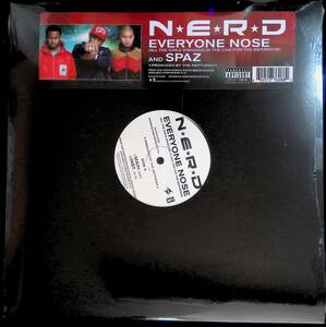 LP レコード　未開封品 Everyone Nose (All The Girls Standing In Line For The Bathroom) / Spaz / N.E.R.D / US盤 / YL147 14