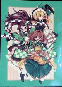 A4クリアファイル　東方鈴奈庵~～Forbidden Scrollery.　本居小鈴 　非売品　棚 と　C3