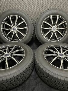 205/65R16 GOODYEAR/ICENAVI 7 23年製 D.D.S. 16インチ 6.5J＋48 114.3 5H スタッドレス 4本 ブラポリ ヤリスクロス セレナ (1-C526)