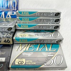【大量】 AXIA TDK Metal テープ メタル カセットテープ メタルテープ メタルポジション 未使用8本、中古1本 合計9本 現状品の画像4