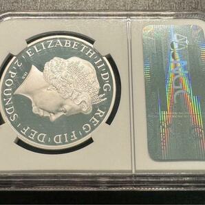 【ご本人様以外入札不可】2014 ブリタニア 銀貨 NGC PF70 イギリス 2ポンドの画像10