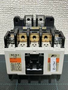 ♪376 富士電機 標準型電磁接触器 SC-5-1 ブレーカー AC100V コイル200V電磁開閉器 Fuji マグネットスイッチ 電磁接触器 FUJI 売り切り