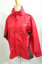 【Used】BAILESU バイレス レインウェア GORE-TEX ゴアテックス 撥水 登山 雨具 キャンプ アウトドア 登山 古着 レッド 13 S ■ET24D0116_画像1