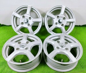 ◆CVW◆14x5J +45 4穴 114.3 中古 アルミホイール 4本【宮城発 送料無料】MYG-B12308