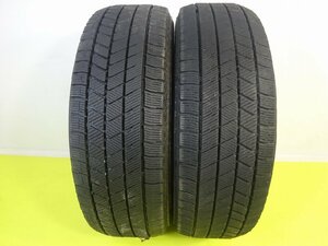 ブリヂストン BLIZZAK VRX3　195/65R15 91Q★8-7分山 2022-21年製 2本価格 中古 スタッドレス【送料無料】AOM-K1765 青森