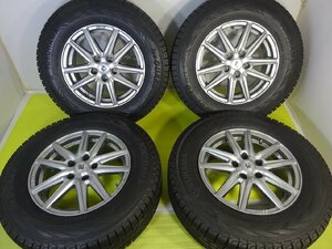 【ヨコハマ SEIN】225/70R16 16x6.5J +38 5穴 PCD114.3 中古 ホイールセット 4本 スタッドレス【送料無料】AOM-K1784 青森