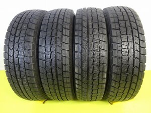 ダンロップ WINTERMAXX WM02　165/70R14 81Q★9-7.5分山 2021年製 4本 中古 スタッドレス【送料無料】AOM-K1812 青森