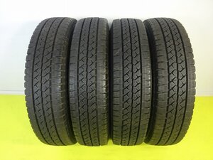 ブリヂストン　BLIZZAK VL1 155/80R14 88/86N LT★7.5-8分山 2021-19年製 4本 中古 スタッドレス【送料無料】AOM-K1845 青森