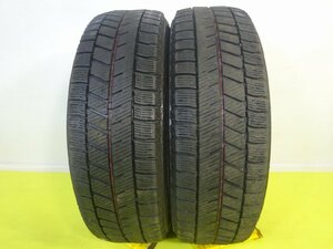 ブリヂストン BLIZZAK VRX3 155/65R13 73Q★6.5分山 2021年製 2本 中古 スタッドレス【送料無料】AOM-K1863 青森