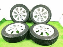 スズキ純正 ワゴンR★155/65R14 14x4.5J +45 4穴 100 中古アルミセット 4本 ノーマル【宮城発 送料無料】MYG-B12317_画像1