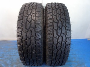 GRIP MAX MUD RAGE R/T MAX 195/80R15 96Q★9分山 2021年製 2本 ノーマル FUK-D13905【福島発 送料無料】ホワイトレター