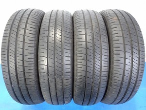 ダンロップ ENASAVE EC204 155/65R14 75S★8.5分山 2021年 4本価格 ノーマル 【福島発 送料無料】FUK-E13973★軽自動車等