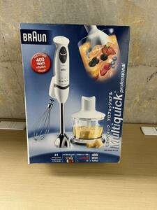 未使用 Braun Multiquick MR 5550 マルチスティックプロフェッショナル ハンドブレンダー スティック ミキサー 