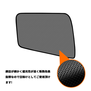 日野 17 プロフィア メッシュカーテン ネット トラック用 虫除け 遮光用 車中泊 日よけ 車種専用設計 転席席 助手席/左右セット Y476の画像3