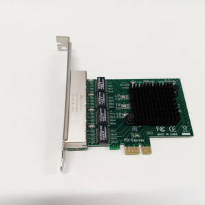[即決]Gigabit LANカード 1Gb x 4ポート (PCIe x1, ロープロファイル付) (送料込) #3の画像2