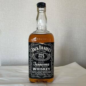 1円〜【封印シール切れ】●未開栓 JACK DANIELS OLD No.7 ジャックダニエル オールド No.7 紙封 1000ml 45%