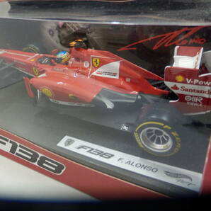 Hot WHeeLS Racing ホットウィール フェラーリ F-1 2013 F138 F.アロンソ(ドライバー付) [BCK14] 1/18 Ferrariの画像4