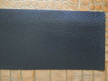 【上質レザー】 イタリア製 牛革 豚革の型押し ブラック ビリヤード 本革 レザー グリップ_画像8