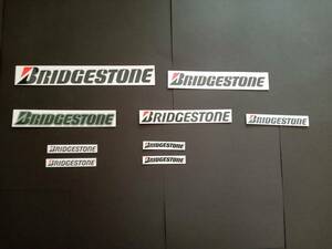 【9枚セット】BRIDGESTONE ブリジストン ステッカー タイヤ メーカー デカール 非売品