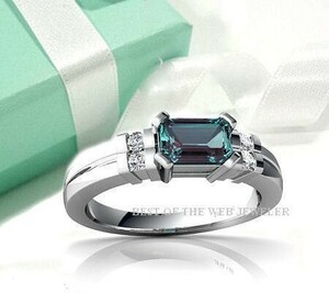 [ light according to color . changes mystery . gem ] / 1.26ct / alexandrite * color ...!!/ original ring - BOX attaching!