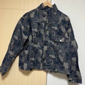 定価9.5万　Minus★21SS BORO DENIM JACKET 金糸 デニムジャケット