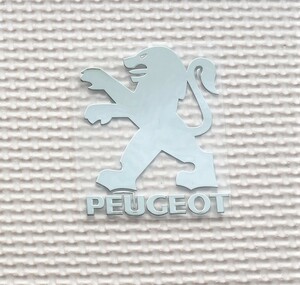  rare including postage PEUGEOT Logo Mark aluminium sticker emblem 