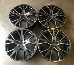 AUDI アウディ用 STYLE 1332GM 20インチホイールSET RS6 S-LINE A5A6A7A8等 ガンメタ＆ポリッシュ純正からのカスタム/交換用に!