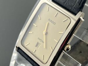 [M002]1円～☆メンズ腕時計 クォーツ ラドー RADO DIASTAR SWISS MADE 160.0394.3動作品