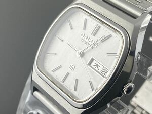 [M002]1円～☆メンズ腕時計 クォーツ オリエントORIENT G549107-40CS動作品