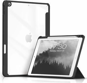 即決可★iPad 9世代 ケース 10.2 インチ iPad ケース ブラック