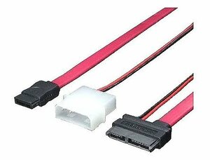 送料無料 変換名人 Slim Line SATAをSATA+電源に変換