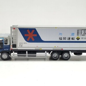 福岡運輸 いすゞ ギガ 31ft 冷凍コンテナ ISUZU 品番 080 トラコレ トミーテック TOMYTEC THE トラックコレクション 第7弾の画像4