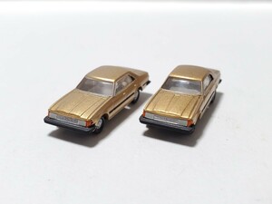  Mark Ⅱ Gold Toyota TOYOTA MARKⅡ gold color 2 pcs. set car kore product number 26 car collection 2 Tommy Tec TOMYTEC