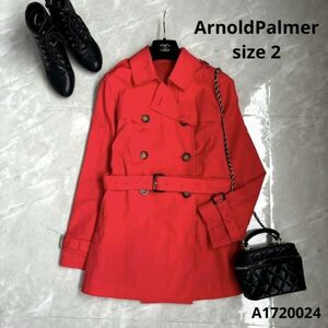 ArnoldPalmerアーノルドパーマオレンジトレンチコートsize 2