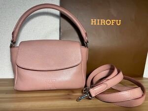 ★人気カラー・ピアーチェ★HIROFU ヒロフ　2WAY レザーバッグ