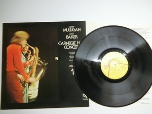 YD2:GERRY MULLIGAN/CHET BAKER / CARNEGIE HALL CONCERT-VOLUME ONE / LAX-3228