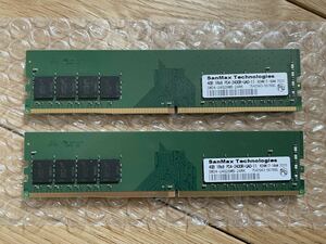 DDR4-2400 DDR4 SDRAM 8GB(4GBメモリ×2) サンマックス SanMax SMD4-U4G28MB-24R