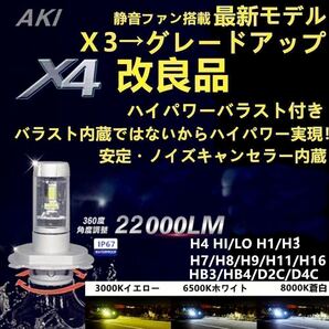 LED H4(Hi/Lo)Ｄ２s d2r/ｄ４s d4r/H1/H3/H7/H8/H9/H10/H11/H16/HB3/HB4の画像1