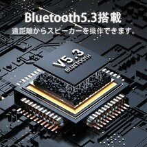 Bluetooth5.3 ワイヤレススピーカー 路上ライブ LIVE ポータブルスピーカー Bluetoothス ブルートゥーススピーカー ワイヤレスマイク_画像9