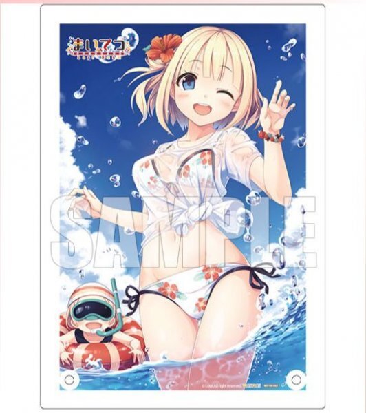 【送料無料・匿名即納・新品未開封】Q-six まいてつ 雛衣ポーレット ビキニver. あみあみ特典 アクリルキャラクタープレート のみ