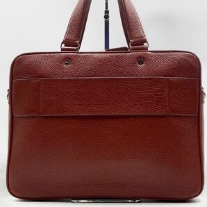 1円【近代モデル/極美品】BALLY バリー メンズ ビジネスバッグ トートバッグ ブリーフケース オールレザー シボ革 A4収納 大容量の画像2