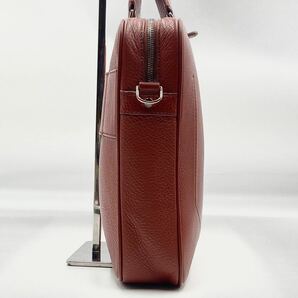 1円【近代モデル/極美品】BALLY バリー メンズ ビジネスバッグ トートバッグ ブリーフケース オールレザー シボ革 A4収納 大容量の画像4