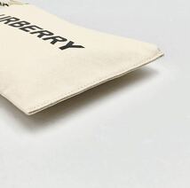 1円【新品未使用】BURBERRY バーバリー クラッチ セカンドバッグ ポーチ ハンドバッグ 持ち手 キャンバス 希少 ビジネス レディース メンズ_画像6