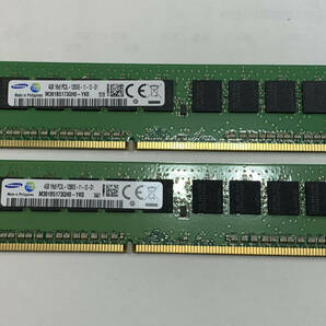 SAMSUNG PC3-10600 DDR3 デスクトップ用 メモリ4GB2枚セット の画像1